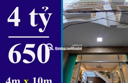 BÁN NHÀ 4 TẦNG, 6 PN, 6WC, 40M2, TÂN QUY, QUẬN 7 - DƯỚI 5 TỶ - SỔ HỒNG CHÍNH CHỦ